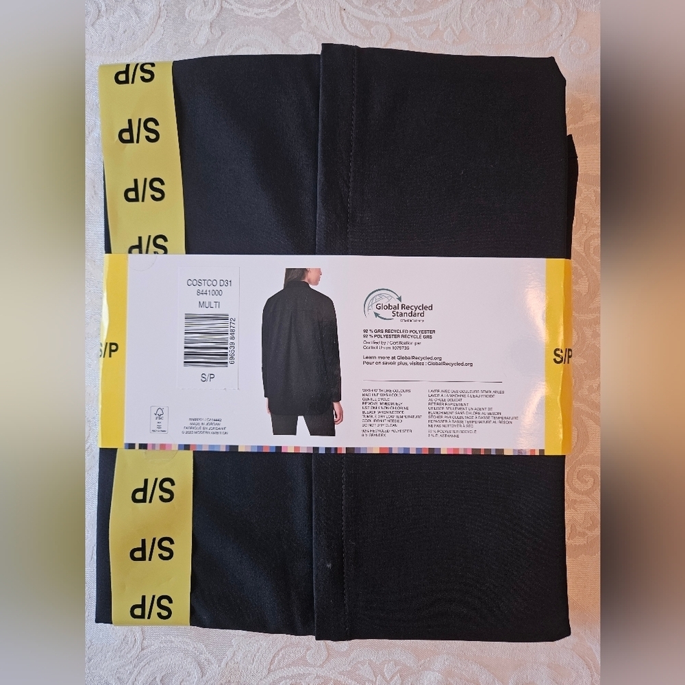 Size Small Modern Ambition Black Women's Travel Blouse, NWT, Buttons - Picture 2 of 2